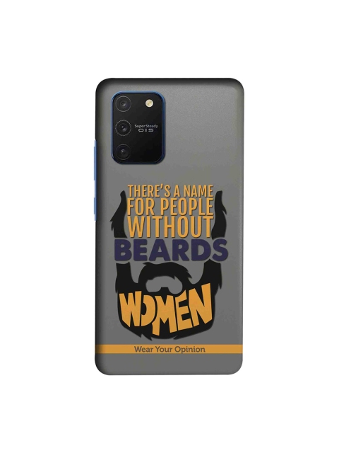 CelfieDesign Grey Men with Beard Samsung Galaxy S10 Lite Back Cover