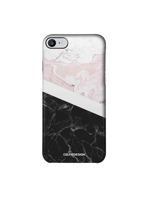 CelfieDesign Off-White & Black Blend Printed iPhone 7 Back Case