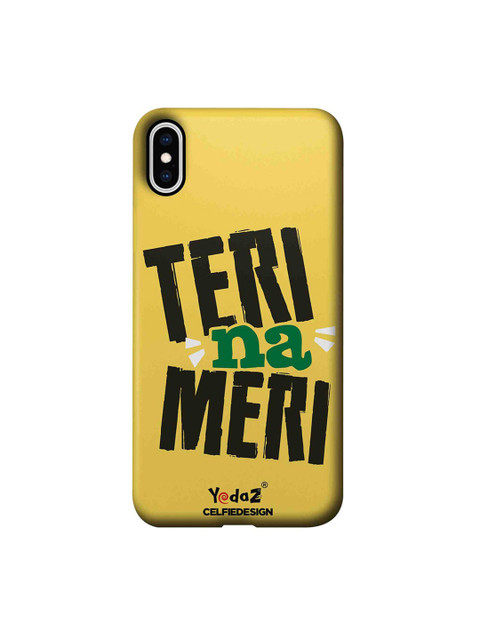 CelfieDesign Teri Meri Apple iPhone XS Max Back Cover Yedaz, Yellow 
CelfieDesign Teri Meri Apple iPhone XS Max Back Cover Yedaz, Yellow