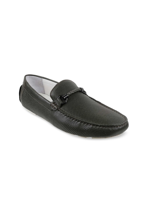DAVINCHI Men Olive Green Loafers