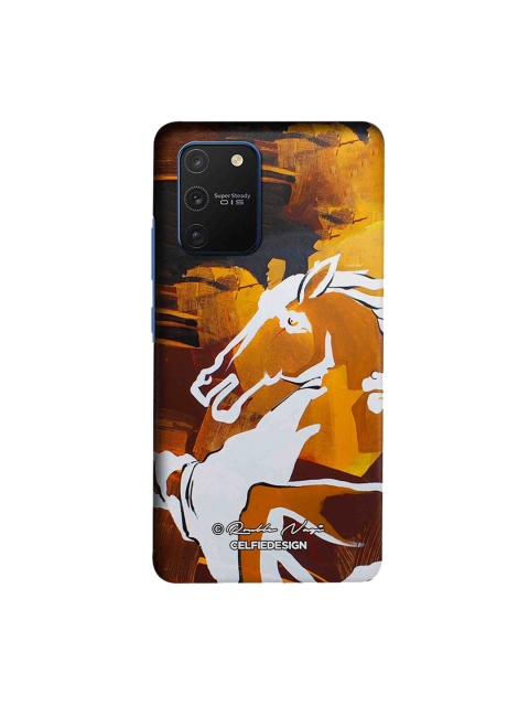 CelfieDesign Brown & Black Samsung Galaxy S10 Lite Back Cover