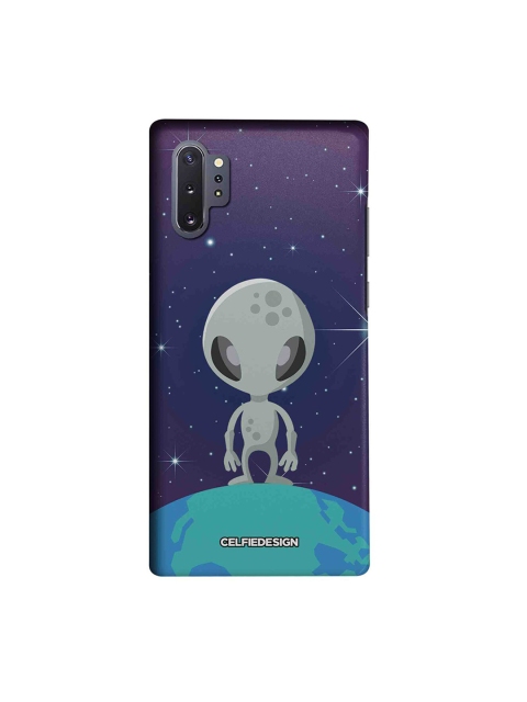CelfieDesign Purple & Grey Alien Printed Samsung Galaxy Note10 Plus Back Cover