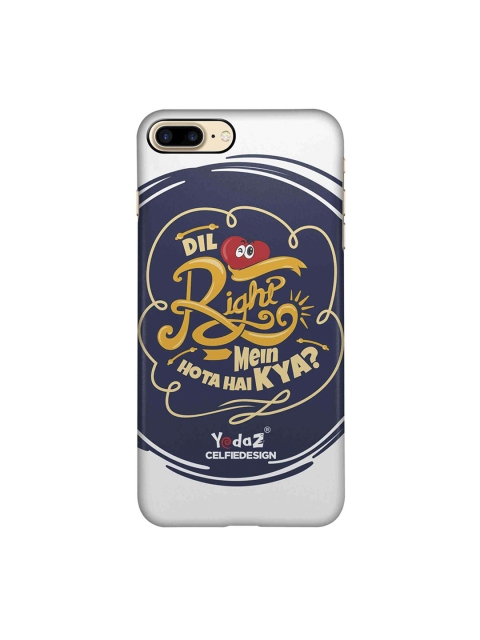 CelfieDesign Dil Right Mein Hota Hai Kya Apple iPhone 8 Plus Back Cover Yedaz, Navy blue
CelfieDesign Dil Right Mein Hota Hai Kya Apple iPhone 8 Plus Back Cover Yedaz, Navy blue