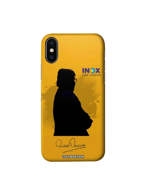 CelfieDesign Yellow & Black InoxBB Apple iPhone XS Back Cover