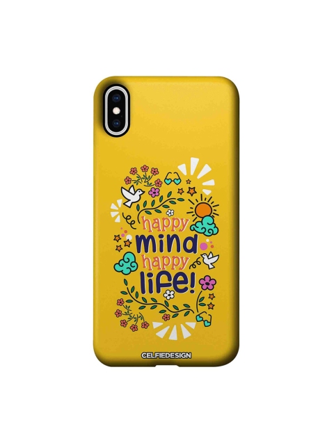 CelfieDesign Yellow & Blue Happy Mind Happy Life Apple iPhone XS Max Sustainable Back Cover
CelfieDesign Yellow & Blue Happy Mind Happy Life Apple iPhone XS Max Sustainable Back Cover