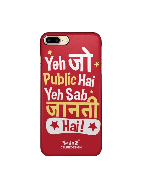 CelfieDesign Red & Yellow Yeh Jo Public Hai Printed iPhone 8 Plus Sustainable Back Cover
CelfieDesign Red & Yellow Yeh Jo Public Hai Printed iPhone 8 Plus Sustainable Back Cover