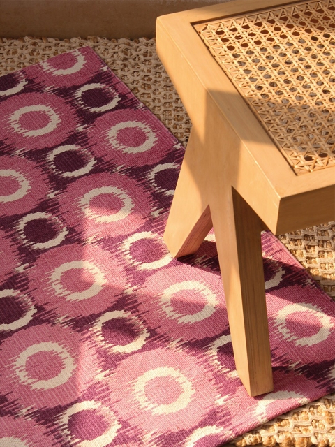 House This Purple Endek Floor Rug