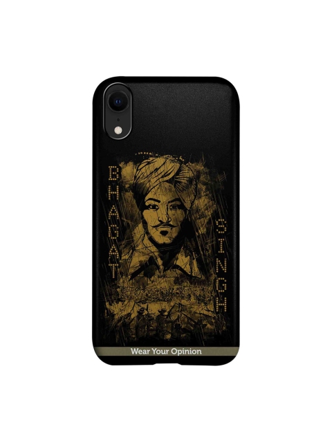 CelfieDesign Black & Brown Bhagat Singh Series Wear Your Opinion Quirky Sustainable Apple iPhone XR Back Cover
CelfieDesign Black & Brown Bhagat Singh Series Wear Your Opinion Quirky Sustainable Apple iPhone XR Back Cover