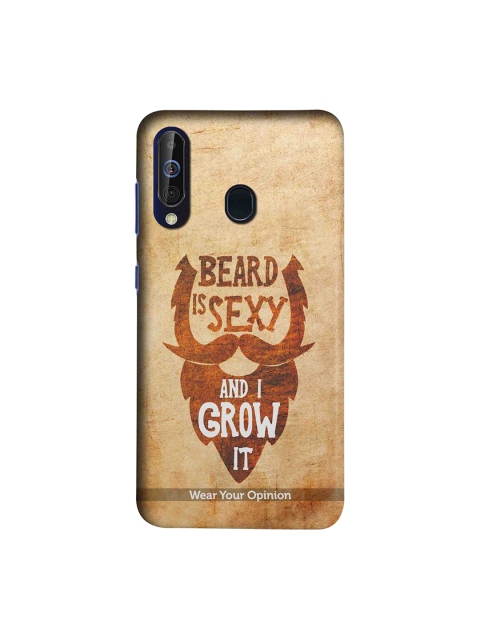 CelfieDesign Brown Beard is Sexy Wear Your Opinion Samsung Galaxy A60 Back Cover