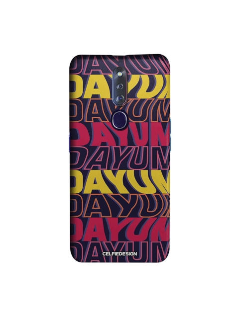 CelfieDesign Mullticoloured Dayum Oppo F11 Pro Back Cover, Multi