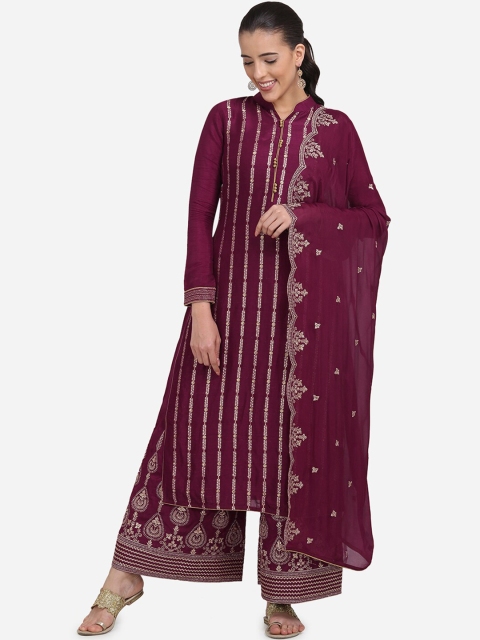 Stylee LIFESTYLE Women Maroon Jacquared Embroidered Dola Silk Unstitched Dress Material
Stylee LIFESTYLE Women Maroon Jacquared Embroidered Dola Silk Unstitched Dress Material