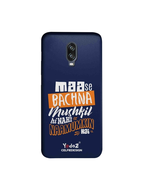 CelfieDesign Navy Blue & White Maa Se Bachna Mushkil Yedaz Sustainable OnePlus 6T Back Cover
CelfieDesign Navy Blue & White Maa Se Bachna Mushkil Yedaz Sustainable OnePlus 6T Back Cover