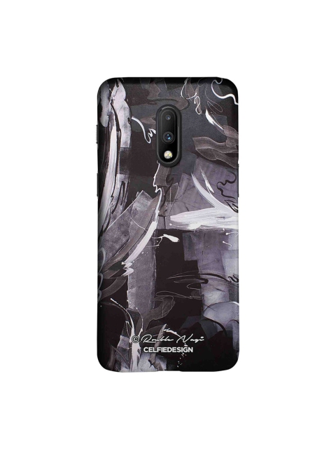 CelfieDesign Unisex Grey & Black Flashback OnePlus 7 Back Cover Rouble Nagi