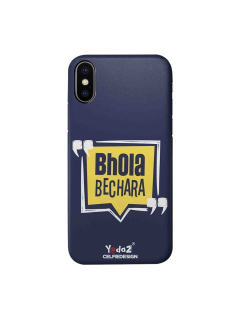 CelfieDesign Blue & Yellow Bhola Bechara iPhone Xs Sustainable Case