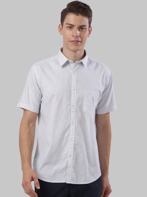 Next Look Men Blue Regular Fit Printed Casual Shirt
