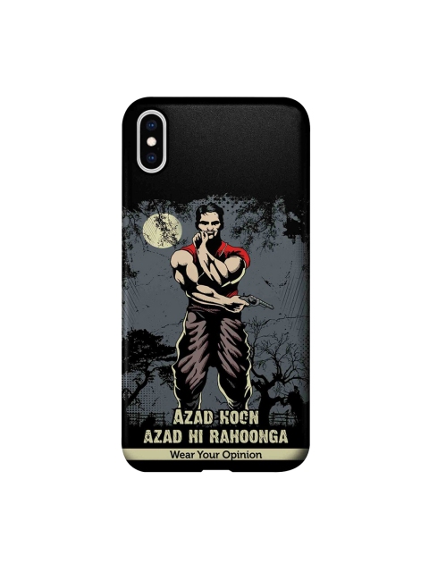 CelfieDesign Black & Grey Wear Your Opinion Azaad Hoon Apple iPhone XS Max Back Cover
