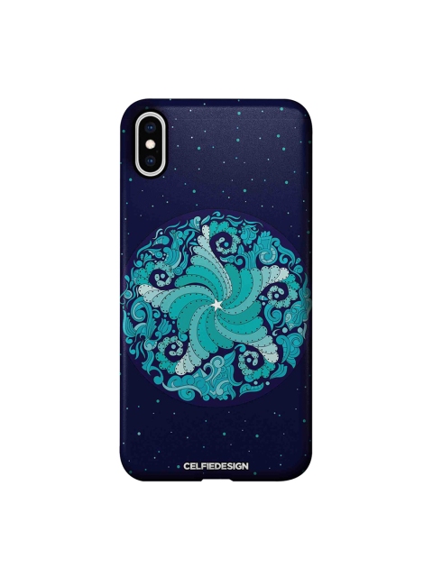 CelfieDesign Blue Starfish Mandala Apple iPhone XS Max Back Cover