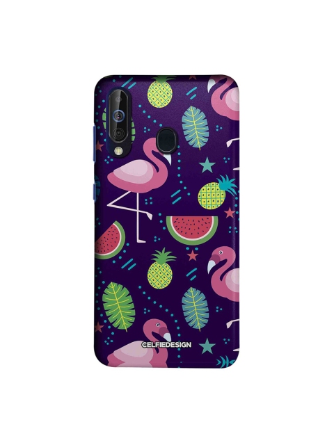 CelfieDesign Multicoloured Flamingo Samsung Galaxy A60 Back Cover, Multi
