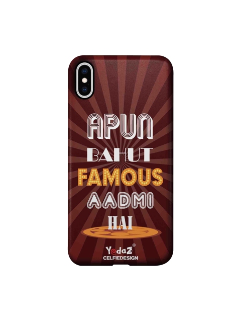 CelfieDesign Multicoloured Apun Bahot Famous Admi Hai Apple iPhone XS Max Back Cover, Multi
CelfieDesign Multicoloured Apun Bahot Famous Admi Hai Apple iPhone XS Max Back Cover, Multi