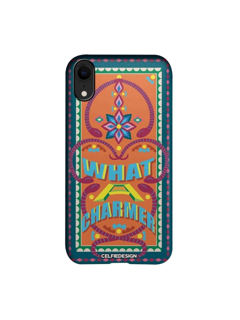 CelfieDesign Orange & Blue What A Charmer Apple iPhone XR Sustainable Back Cover