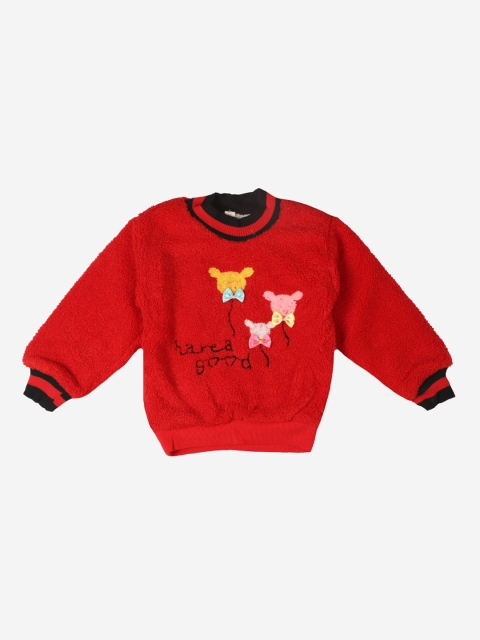 DOROKIDS Boys Red Printed Sweatshirt