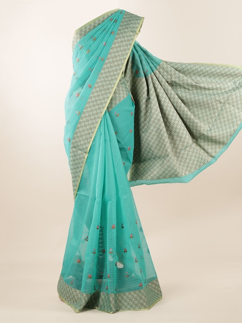 Pothys Green Woven Design Saree