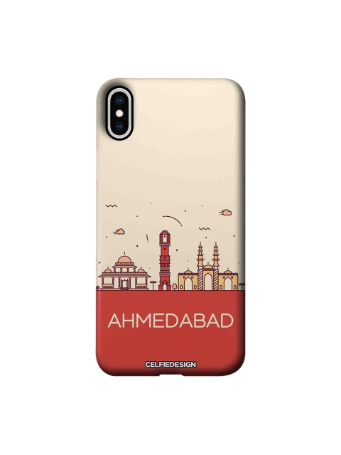 CelfieDesign Beige Ahmedabad skyline Apple iPhone XS Max Back Cover