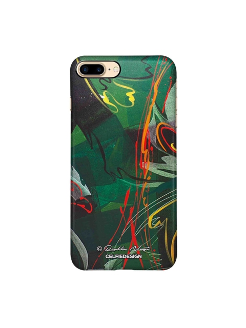 CelfieDesign Green Strokes of Life Apple iPhone 8 Plus Back Cover Rouble Nagi