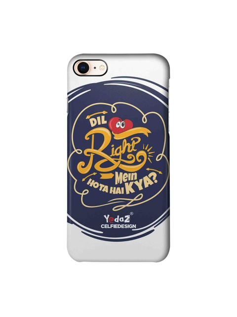 CelfieDesign White & Navy Blue Dil Right Me Hota Hai Kya iPhone 8 Mobile Back Cover
CelfieDesign White & Navy Blue Dil Right Me Hota Hai Kya iPhone 8 Mobile Back Cover