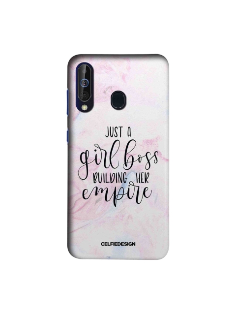 CelfieDesign Pink Boss Lady Samsung Galaxy A60 Back Cover Macmerise Illustrations