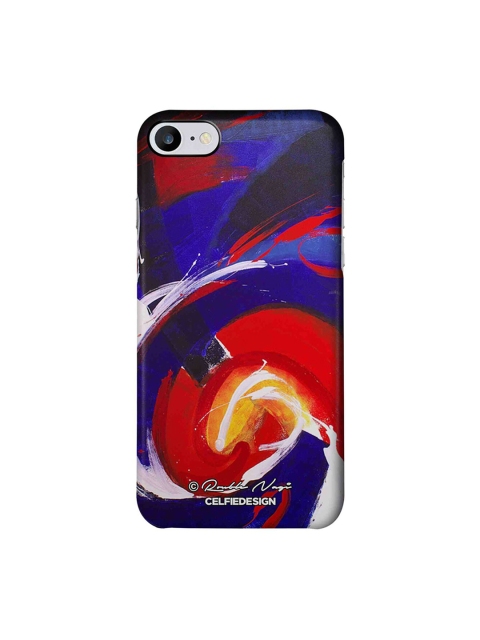 CelfieDesign Multicoloured Waves Apple iPhone 7 Back Case, Multi