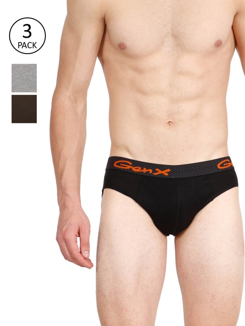 Genx Men Pack of 4 Assorted Briefs