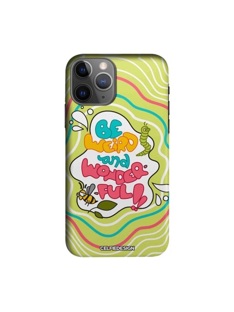 CelfieDesign Green & Pink Be Weird And Wonderful Quirky Sustainable Apple iPhone 11 Pro Max Mobile Back Cover
CelfieDesign Green & Pink Be Weird And Wonderful Quirky Sustainable Apple iPhone 11 Pro Max Mobile Back Cover