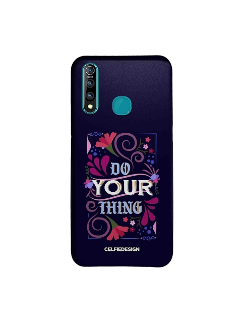 CelfieDesign Unisex Black Do Your Thing Sustainable Vivo Z1 Pro Back Case