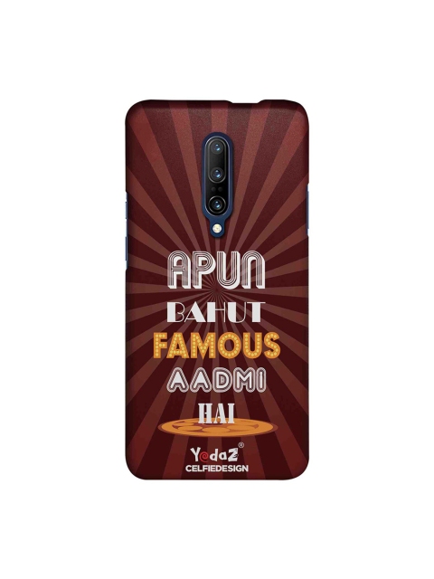 CelfieDesign Brown & White Apun Bahut Famous Aadmi Hai Sustainable OnePlus 7 Pro Back Case
CelfieDesign Brown & White Apun Bahut Famous Aadmi Hai Sustainable OnePlus 7 Pro Back Case