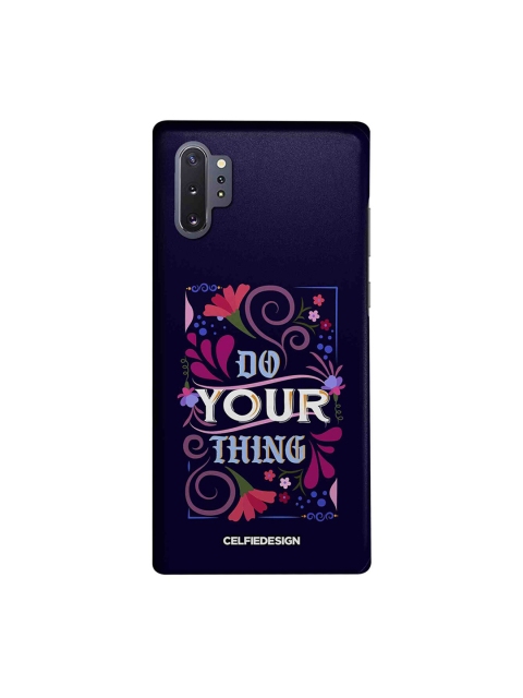 CelfieDesign Navy-Blue & White Do Your Thing Samsung Galaxy Note10 Plus Back Cover