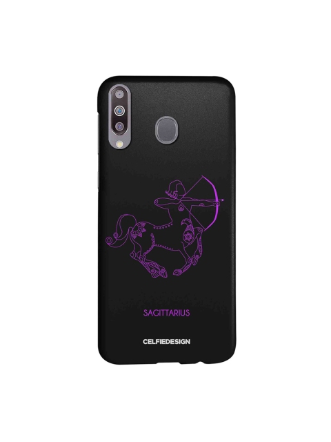 CelfieDesign Black & Purple Sagittarius Samsung Galaxy M30 Back Cover