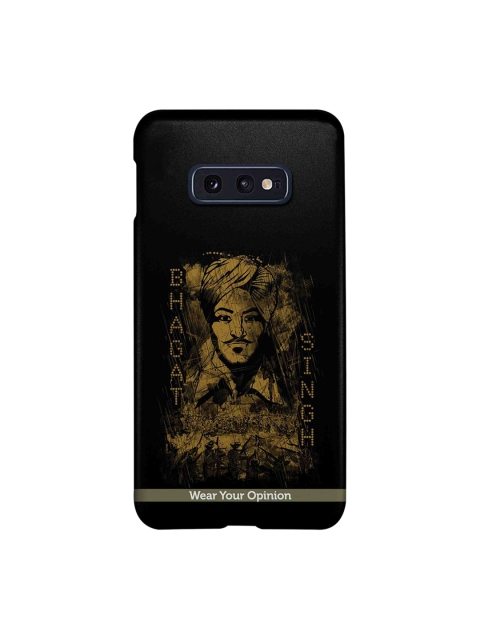 CelfieDesign Black & Brown Samsung Galaxy S10E Back Cover