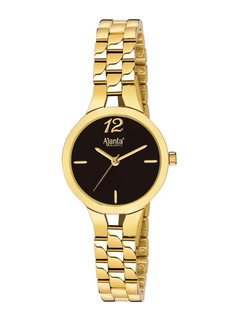 Ajanta Women Black Analogue Watch Ajanta_AWC602GKL/10