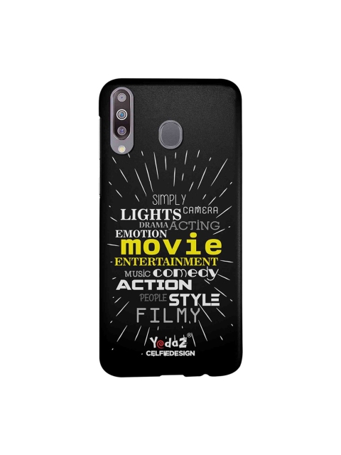 CelfieDesign Black Movie Entertainment Comedy Samsung Galaxy M30 Back Cover
