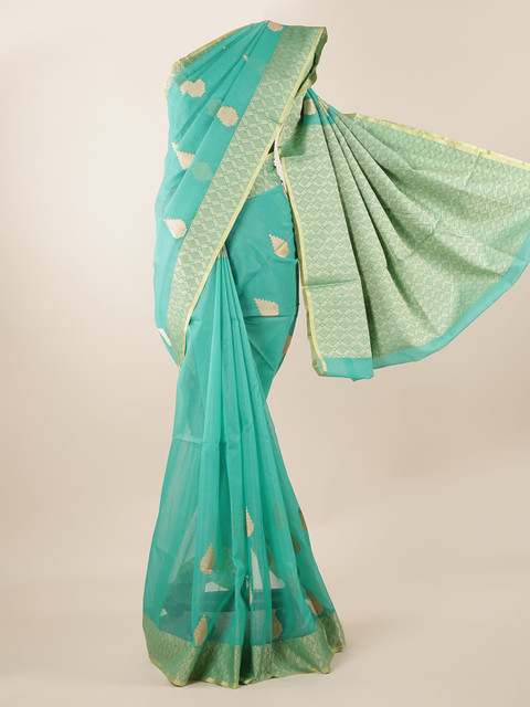 Pothys Green Woven Design Saree 
Pothys Green Woven Design Saree
