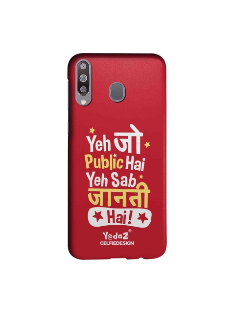 CelfieDesign Red Printed Samsung Galaxy M30 Sustainable Phone Back Cover