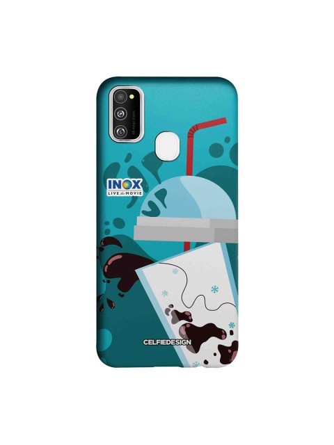 CelfieDesign Sea-Green & Red Inox Sipup Samsung Galaxy M30s Back Cover