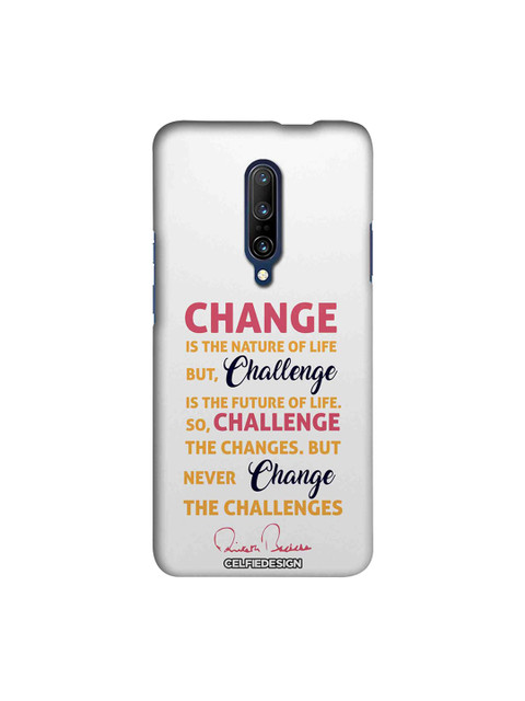 CelfieDesign White & Pink Challenge AB Quote With Signature Printed Sustainable OnePlus 7 Pro Back Case
CelfieDesign White & Pink Challenge AB Quote With Signature Printed Sustainable OnePlus 7 Pro Back Case