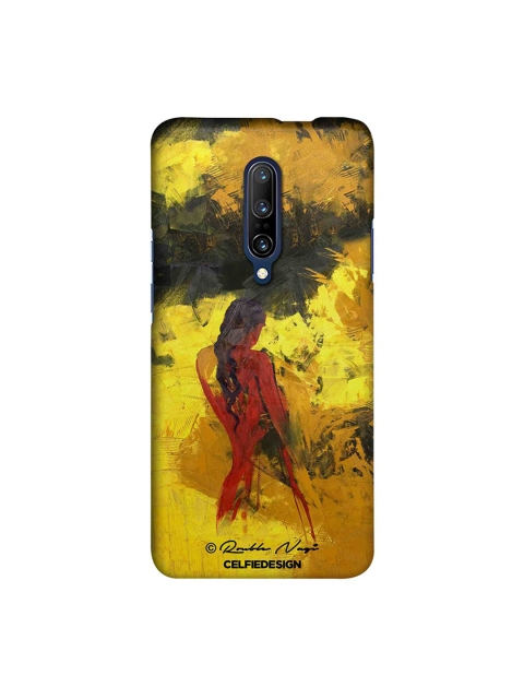 CelfieDesign Yellow Lady In Red OnePlus 7 Pro Back Case