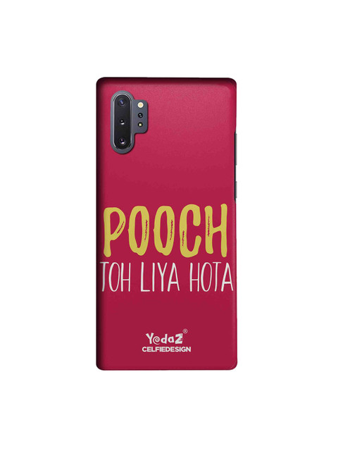 CelfieDesign Magenta & Yellow Pooch Toh Liya Hota Samsung Galaxy Note10 Plus Back Cover
CelfieDesign Magenta & Yellow Pooch Toh Liya Hota Samsung Galaxy Note10 Plus Back Cover
