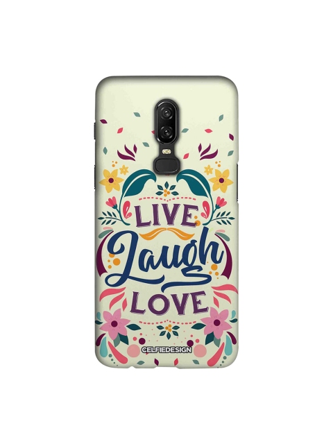 CelfieDesign White & Blue Live Laugh Love OnePlus 6 Sustainable Case