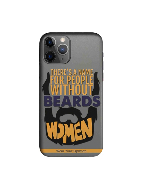 CelfieDesign Grey & Black Quirky Sustainable Men with beard Apple iPhone 11 Pro Max Back Cover
CelfieDesign Grey & Black Quirky Sustainable Men with beard Apple iPhone 11 Pro Max Back Cover