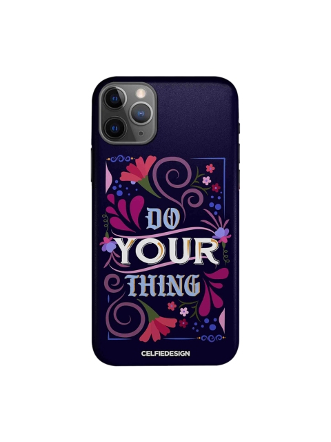 CelfieDesign Navy Blue & Pink Do Your Thing Quirky Sustainable Apple iPhone 11 Pro Mobile Back Cover
CelfieDesign Navy Blue & Pink Do Your Thing Quirky Sustainable Apple iPhone 11 Pro Mobile Back Cover