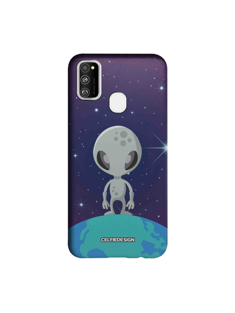 CelfieDesign Purple Grey & Blue Alien Samsung Galaxy M30S Back Cover